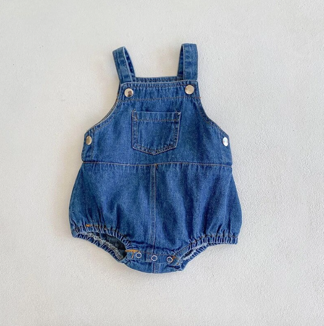 Denim Romper