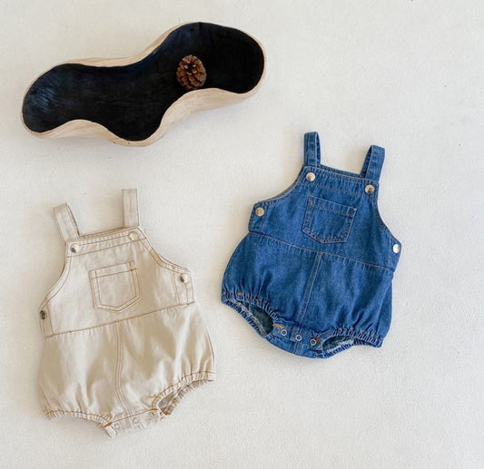 Denim Romper