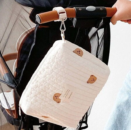 Quilted Diaper Pouch