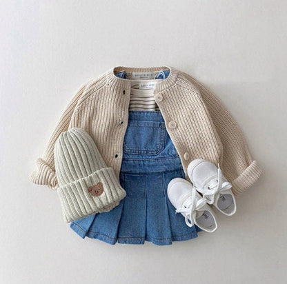 Denim Overall Skirt