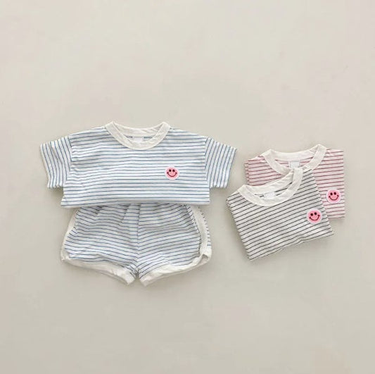 Smiley Stripe Set